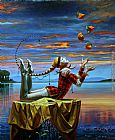 Michael Cheval Comparative Analogy II painting